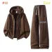 Dior Logo Zip Hoodie Tracksuit Set Jacket & Pants Grey,Brown,Black,Dark Grey #A69581