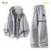 Dior Logo Zip Hoodie Tracksuit Set Jacket & Pants Grey,Brown,Black,Dark Grey #A69581