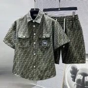 Fendi Tracksuits for Fendi Short Tracksuits for men #B48925