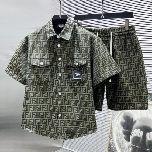 Fendi Tracksuits for Fendi Short Tracksuits for men #B48925