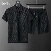 Fendi Tracksuits for Fendi Short Tracksuits for men #B61377