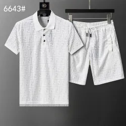 Fendi Tracksuits for Fendi Short Tracksuits for men #B61379
