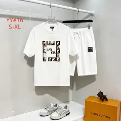Fendi Tracksuits for Fendi Short Tracksuits for men #B65726