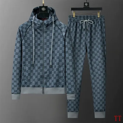 Gucci 26FW GG Monogram Print Tracksuit, Zip Hoodie & Sweatpants Set #A69041