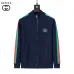 Gucci Men Full Zip Knit Tracksuit Black, Navy #A69317