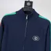 Gucci Men Full Zip Knit Tracksuit Black, Navy #A69317