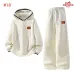 Hermes Patch Logo Hoodie Tracksuit Set Top & Pants White,Brown,Black,Dark Grey #A69579