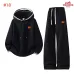 Hermes Patch Logo Hoodie Tracksuit Set Top & Pants White,Brown,Black,Dark Grey #A69579