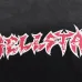 Hellstar Hoodie & Pants 2 Piece Set Red Gothic Print Washed Black #A68781