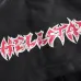 Hellstar Hoodie & Pants 2 Piece Set Red Gothic Print Washed Black #A68781