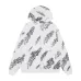 Hellstar Zip Hoodie & Pants 2 Piece Set Allover Graphic Print Black, White #A68784