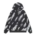 Hellstar Zip Hoodie & Pants 2 Piece Set Allover Graphic Print Black, White #A68784