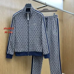 Lacoste Allover Print Tracksuit Set Jacket & Pants Red,Blue #A69574