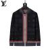 Louis Vuitton Men Full Zip Monogram Knit Tracksuit Olive Green, Black #A69320