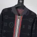 Louis Vuitton Men Full Zip Monogram Knit Tracksuit Olive Green, Black #A69320