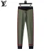 Louis Vuitton Men Full Zip Monogram Knit Tracksuit Olive Green, Black #A69320