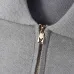 Louis Vuitton Men Half Zip Knit Sweater Tracksuit Gray, Black #A69314