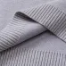 Louis Vuitton Men Half Zip Knit Sweater Tracksuit Gray, Black #A69314
