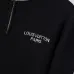 Louis Vuitton Men Half Zip Knit Tracksuit Teal, Black #A69315
