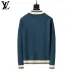 Louis Vuitton Men Half Zip Knit Tracksuit Teal, Black #A69315