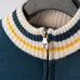 Louis Vuitton Men Half Zip Knit Tracksuit Teal, Black #A69315