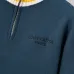 Louis Vuitton Men Half Zip Knit Tracksuit Teal, Black #A69315