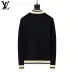 Louis Vuitton Men Half Zip Knit Tracksuit Teal, Black #A69315