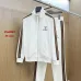 Louis Vuitton Monogram Embroidery Tracksuit Set Jacket & Pants White #A69572