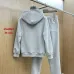 Louis Vuitton Rhinestone Hooded Tracksuit Set Jacket & Pants Grey #A69563