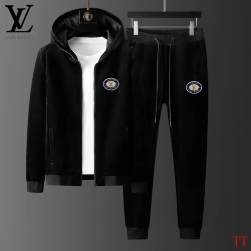 Louis Vuitton tracksuits for Men long tracksuits Fleece-lined and thickened #B57990