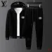 Louis Vuitton tracksuits for Men long tracksuits Fleece-lined and thickened #B57990