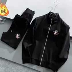 Louis Vuitton tracksuits for Men long tracksuits Fleece-lined and thickened #B58007