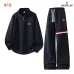 Moncler Logo Half Zip Tracksuit Set Top & Pants Cream,Brown,Dark Navy,Black #A69587