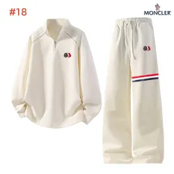 Moncler Logo Half Zip Tracksuit Set Top & Pants Cream,Brown,Dark Navy,Black #A69587