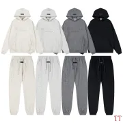 ESSENTIALS FOG Hoodie Sweatpants Tracksuit Set Black,Dark Grey,Light Grey,White #A68191
