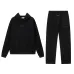 Essentials Hoodie & Sweatpants 2 Piece Set Embroidery Logo Khaki, Light Blue, Black #A68787