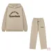 Fear Of God Essentials Hoodie & Sweatpants Tracksuit Set, Beige, Black, Dark Grey, Light Oat #A68190