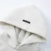 Fear of God Essentials Reflective Logo Hoodie Tracksuit Men White Oversized Hoodie Straight Sweatpants Set #B67421