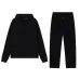 Fear of God Essentials Reflective Logo Hoodie Tracksuit Men White Oversized Hoodie Straight Sweatpants Set #B67422