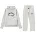 Fear of God Essentials Reflective Logo Hoodie Tracksuit Men White Oversized Hoodie Straight Sweatpants Set #B67422