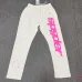 Sp5der Splatter Print Hoodie Sweatpants 2‑Piece Tracksuit, Black, White #A68164