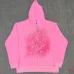 Spider‑5 Fleece‑Lined Spider‑Web Zip‑Up Hoodie & Jogger Set, Hot Pink #A68161