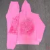Spider‑5 Fleece‑Lined Spider‑Web Zip‑Up Hoodie & Jogger Set, Hot Pink #A68161
