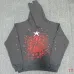 Spider‑5 Men Spider‑Web Print Hoodie & Jogger Set, Dark Grey #A68157