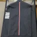 Thom Browne 4-Bar Stripe Zip Tracksuit Set Top & Pants Dark Grey,Navy #A69590