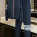 Thom Browne 4-Bar Stripe Zip Tracksuit Set Top & Pants Dark Grey,Navy #A69590