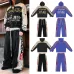 Vale Star Printed Zip‑Up Hoodie & Wide‑Leg Pants Tracksuit Set #A67604