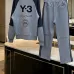 Y-3 Logo Print Raglan Sleeve Tracksuit Set Top & Pants Grey,Black,Navy #A69591