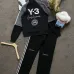 Y-3 Logo Print Raglan Sleeve Tracksuit Set Top & Pants Grey,Black,Navy #A69591