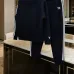 Y-3 Side 3-Stripes Zip Jacket Tracksuit Set Top & Pants Navy,White #A69592